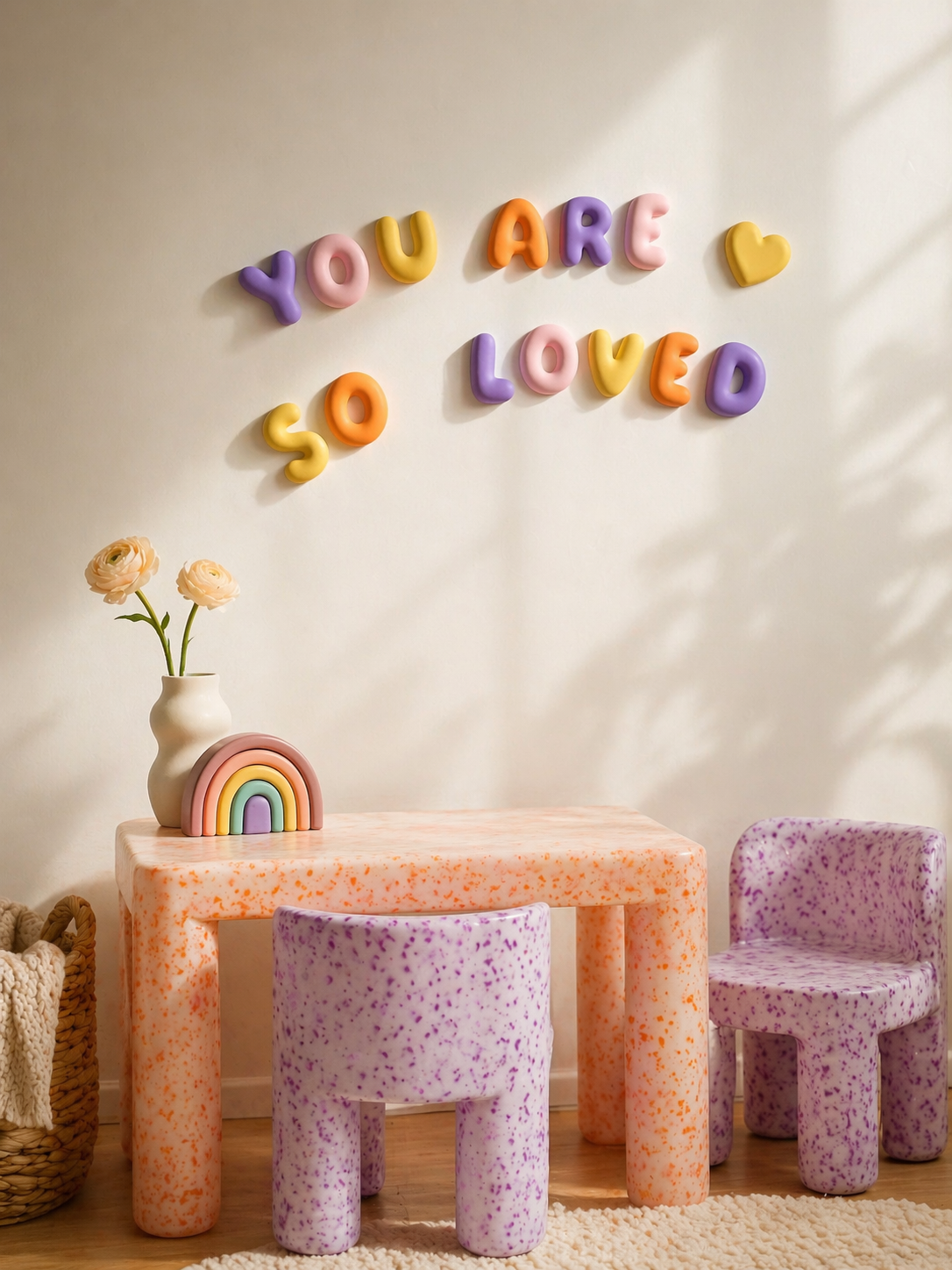 Custom Bubble Letter Wall Decor