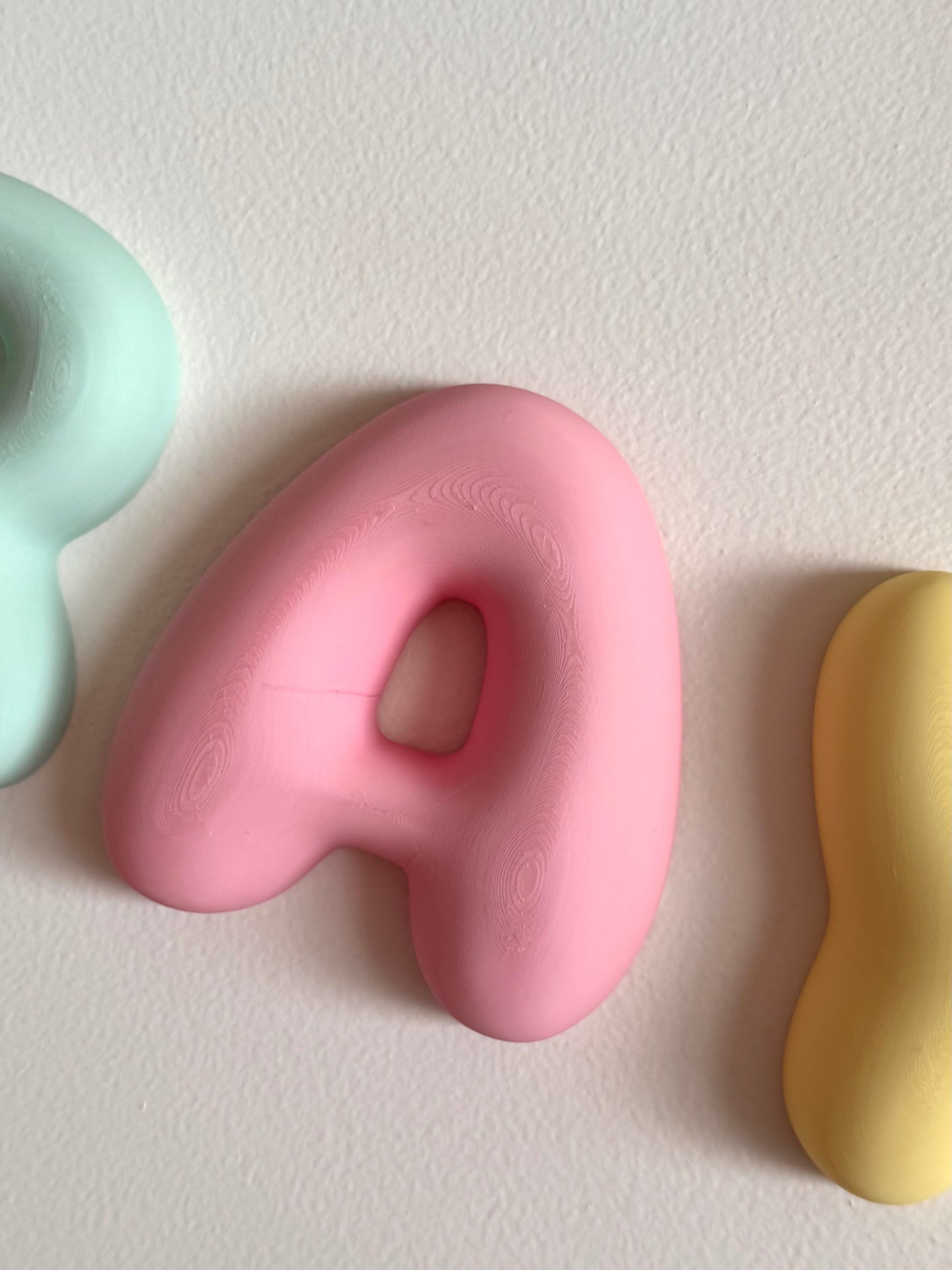 Custom Bubble Letter Wall Decor