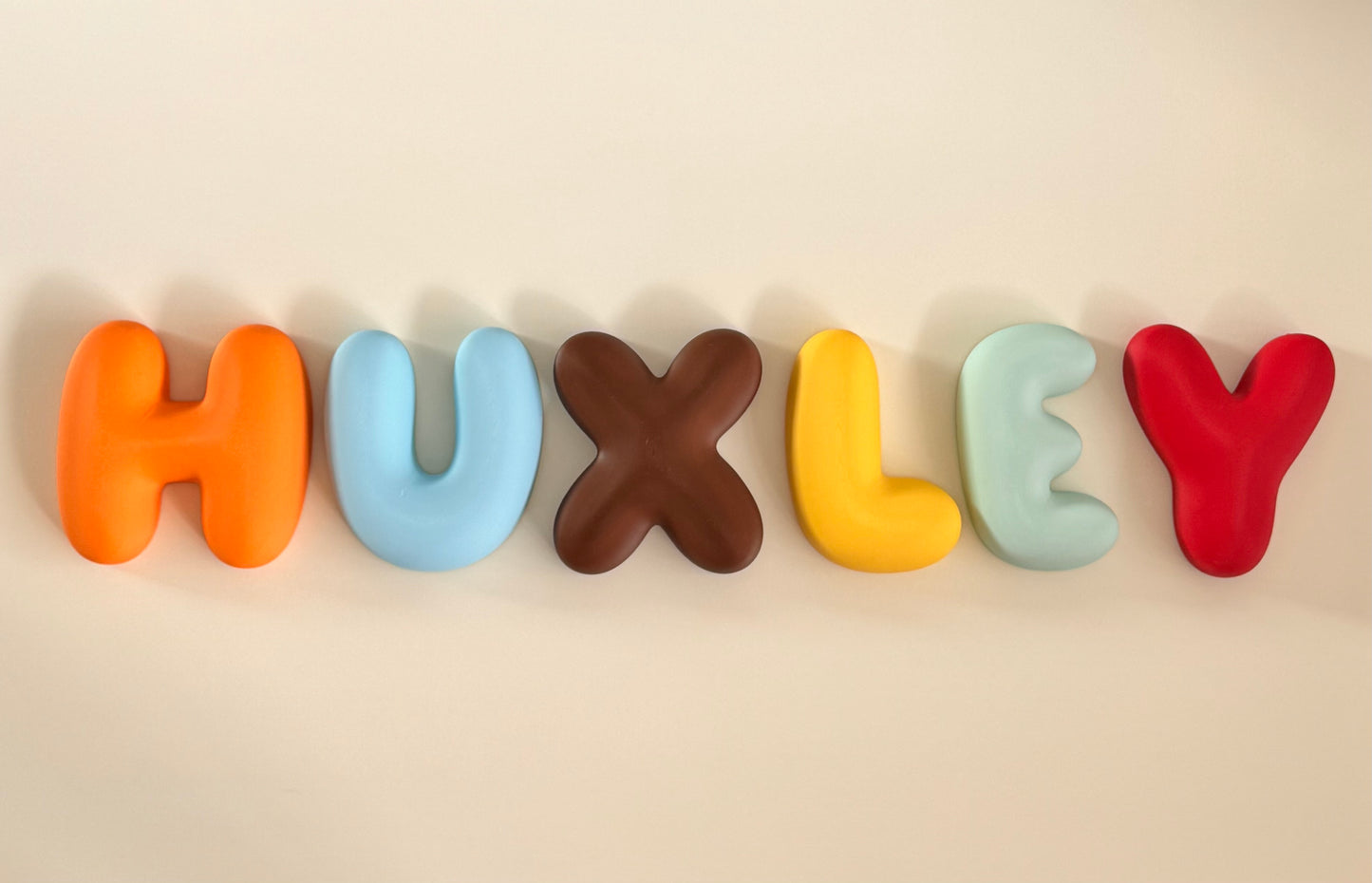 Custom Bubble Letter Wall Decor