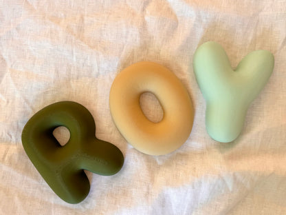 Custom Bubble Letter Wall Decor