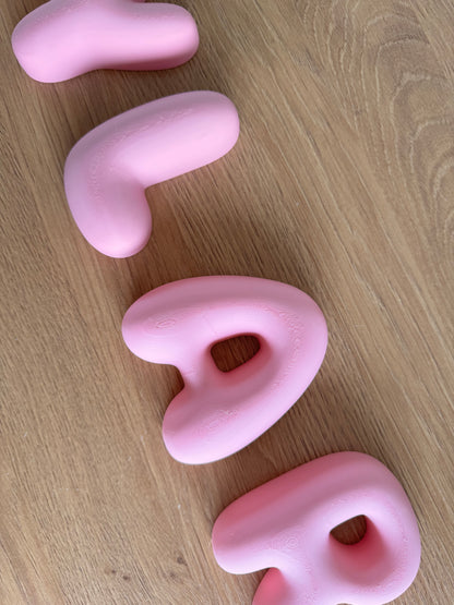 Custom Bubble Letter Wall Decor