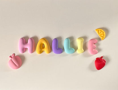 Custom Bubble Letter Wall Decor