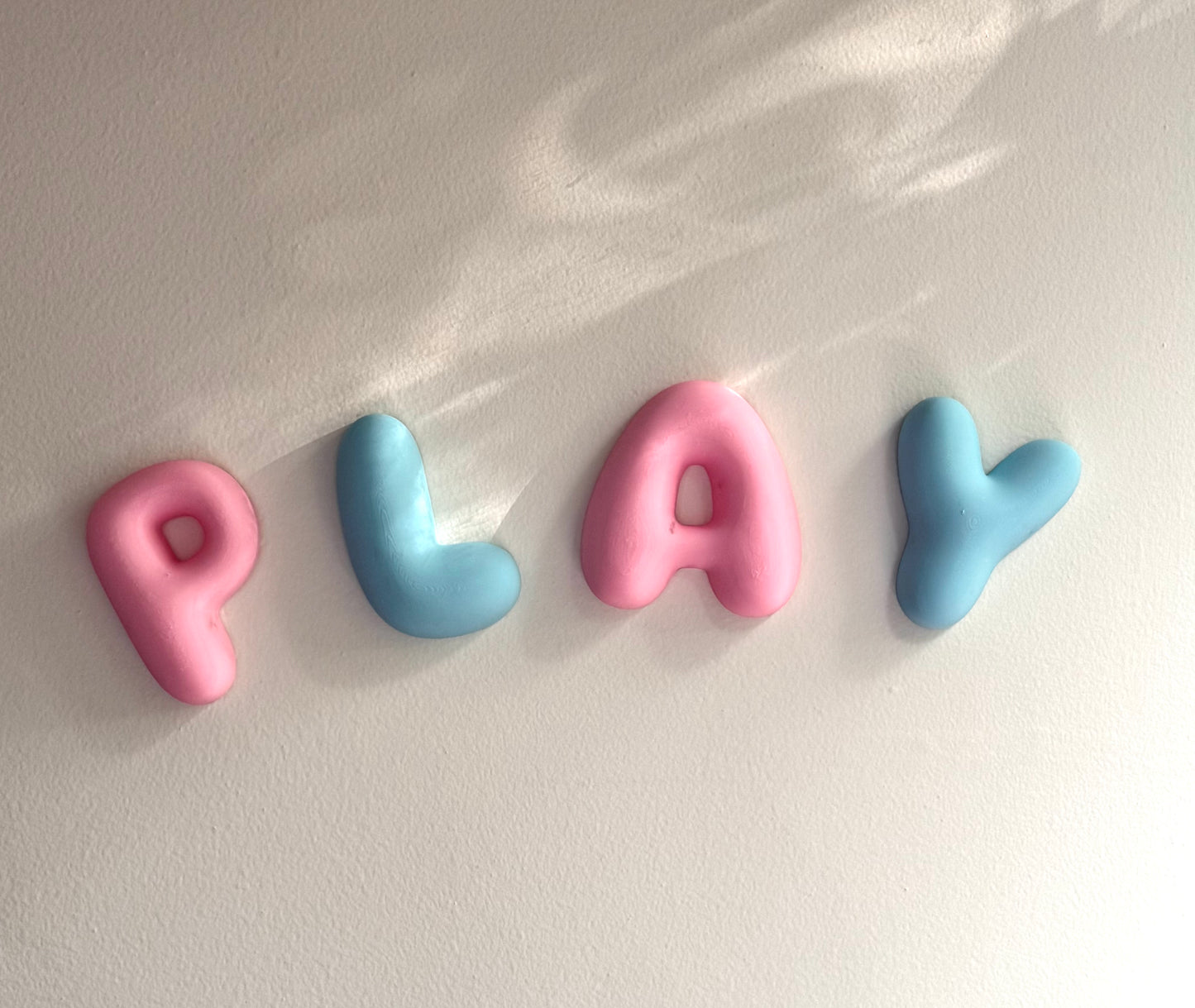 Custom Bubble Letter Wall Decor