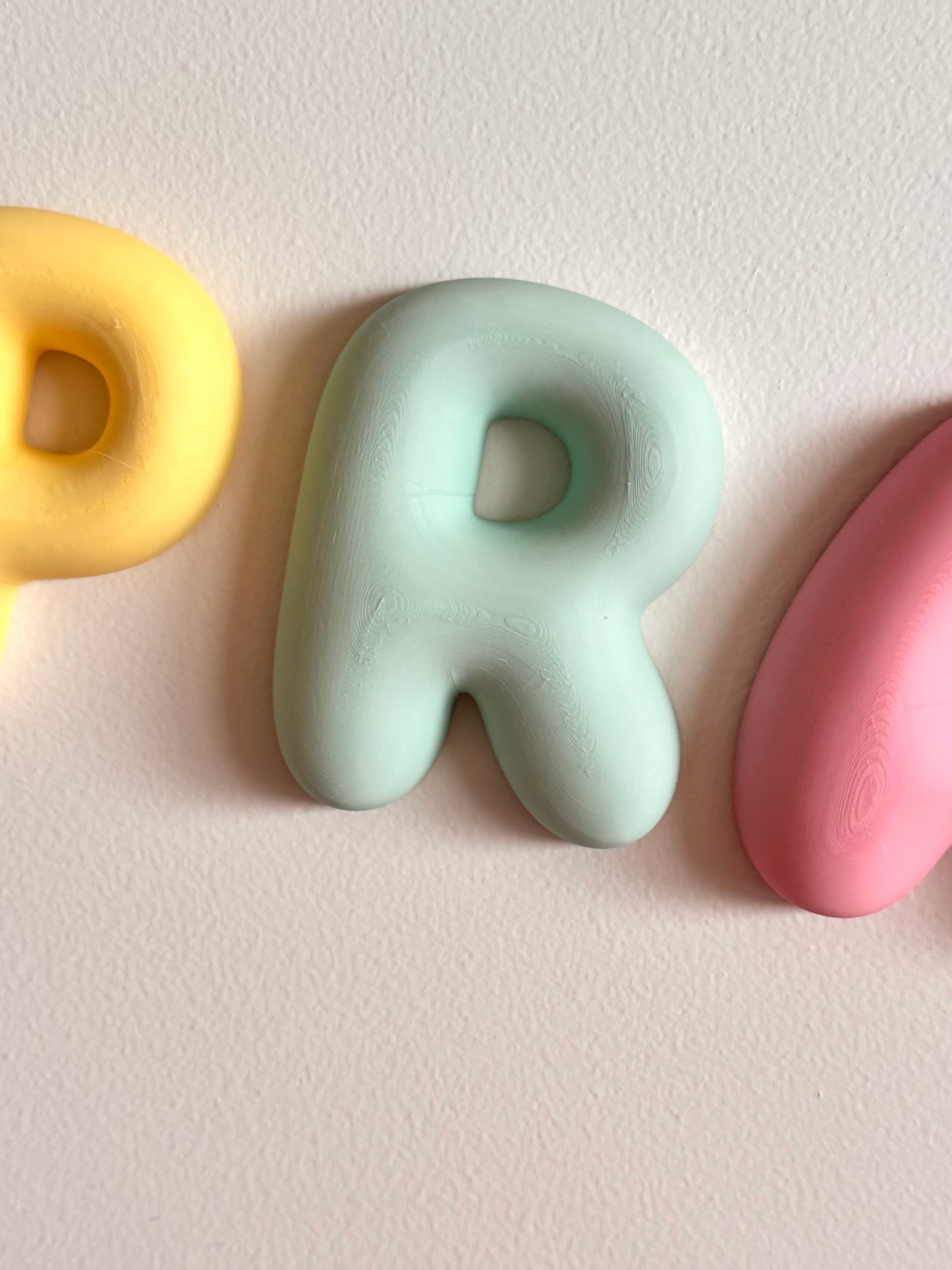 Custom Bubble Letter Wall Decor