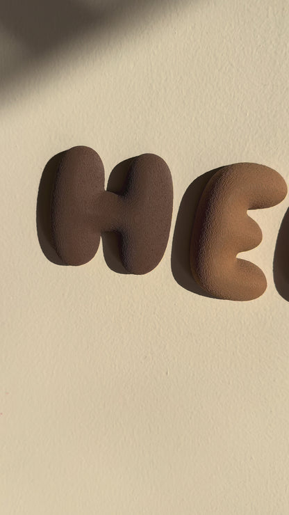 Fuzzy Bubble Letters