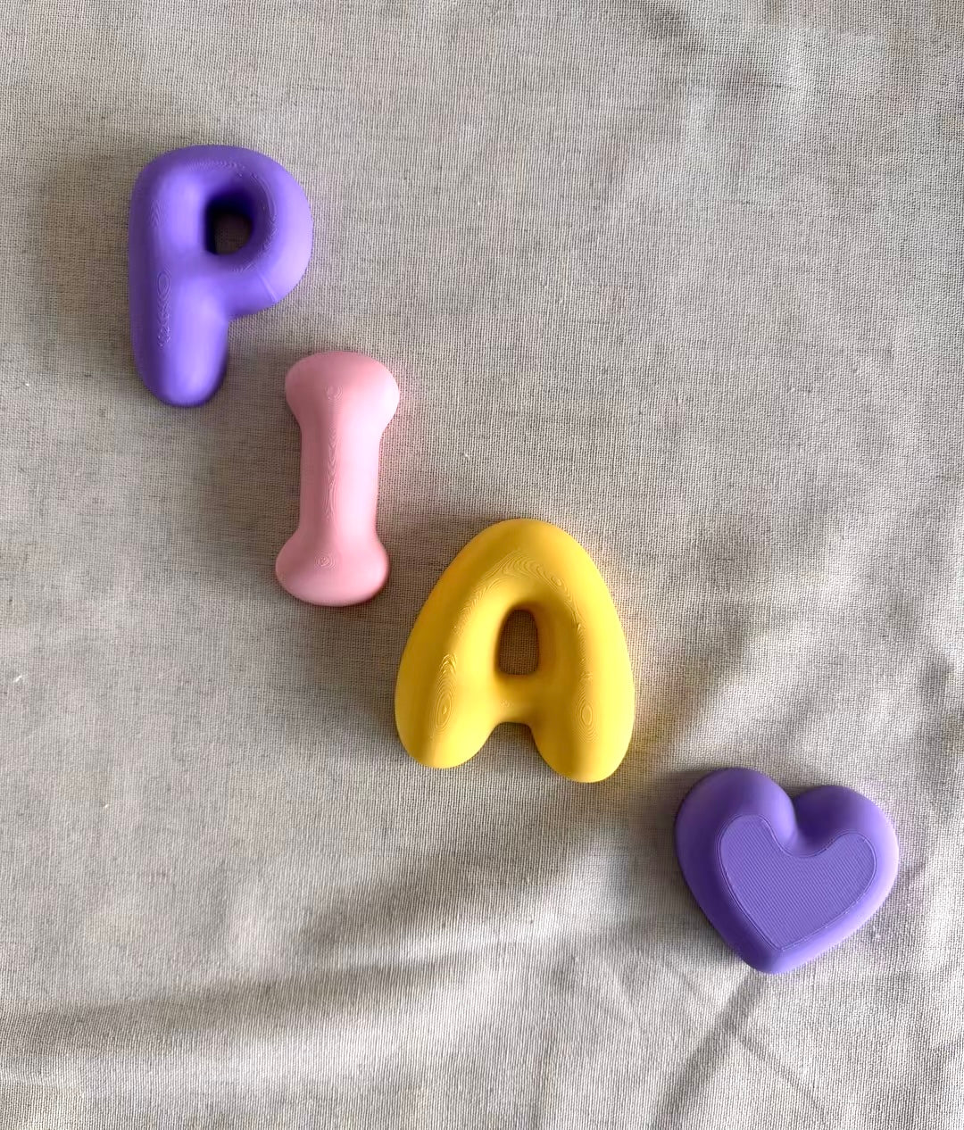 Custom Bubble Letter Wall Decor